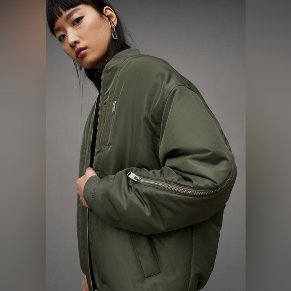 NWT $499 ALLSAINTS Scout Bomber Jacket - Picture 5 of 15
